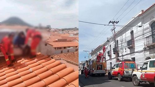 Bomberos evitan tragedia al rescatar a una adolescente en intento de suicidio en Sucre