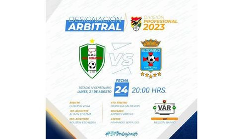 La fecha 24 de la liga se cierra en Tarija