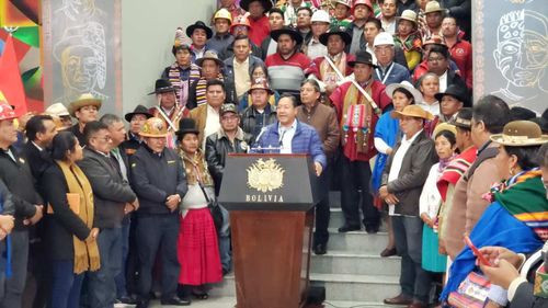  Presidente Luis Arce: Defensa de la democracia y reclamo de las organizaciones sociales para el congreso del MAS IPSP