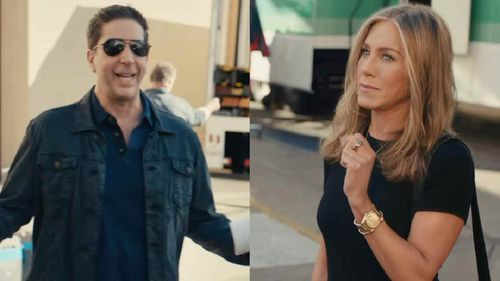 Jennifer Aniston y David Schwimmer se reencuentran en un emocionante anuncio del Super Bowl 2024