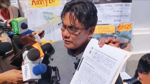 Diputado &quot;Evista&quot;  formaliza denuncia en contra del hijo del Presidente Luis Arce 