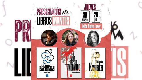 Mantis presente en la fil Santa Cruz con tres  poderosos libros 