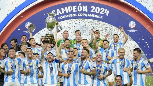 ¡Argentina, otra vez campeón de la Copa América!  La Selección derrotó a Colombia 1-0