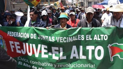 Asamblea de la Alteñidad rechaza bloqueos y pide detención de Evo