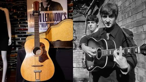 La guitarra que usó John Lennon en la película “Help!” se subastó por un precio histórico