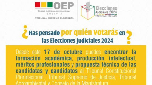 Conoce cómo será la difusión de méritos de las candidatas y candidatos en las Elecciones Judiciales 2024