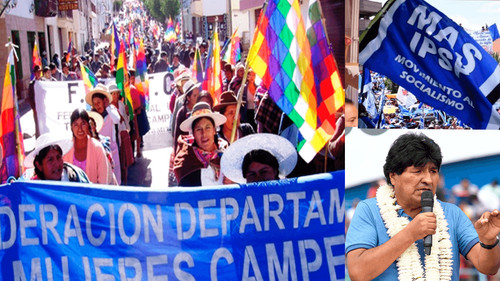  Sectores sociales e indígenas de Bolivia defienden que son los dueños del gobernante MAS