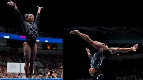 Simone Biles logra su octavo título nacional y rompe récord histórico en la gimnasia