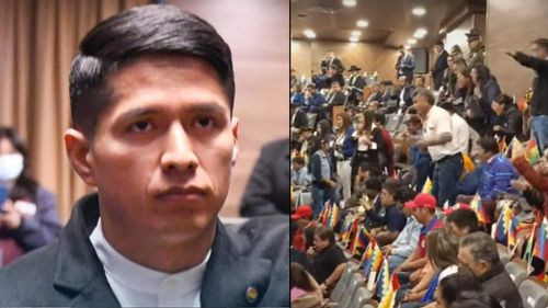 Recepción hostil a Andrónico Rodríguez en la Asamblea Legislativa