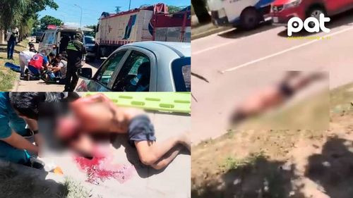 Vinchita, fue atropellado en el cuarto anillo 