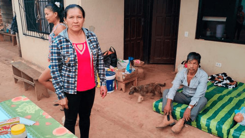 Concepción: evacúan a casi 40 personas de la comunidad Makanaté ante la amenaza del avance de un incendio