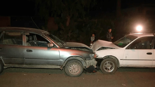 Conductor ebrio choca y deja a tres menores heridas tras fiesta de quince años