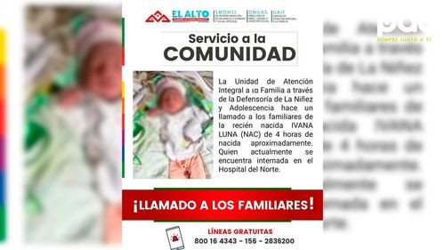 Alcaldía resguarda a recién nacida abandonada en el hogar 24 Horas