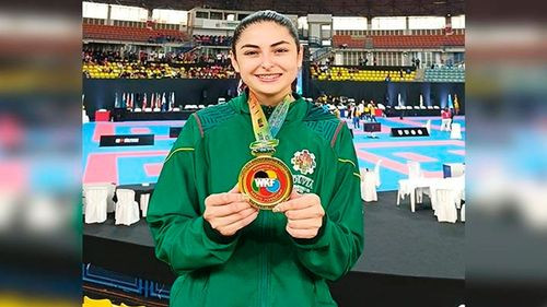 Sol Sandoval brilla con oro en el Panamericano Junior de Kárate