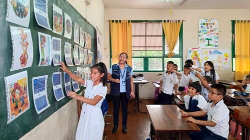 Impuestos promueve cultura tributaria entre escolares en Santa Cruz