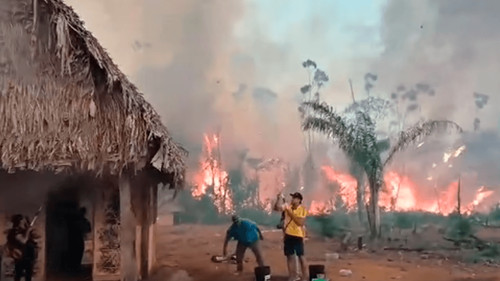 Gobierno envía ayuda y anuncia reconstrucción tras devastador incendio en Riberalta