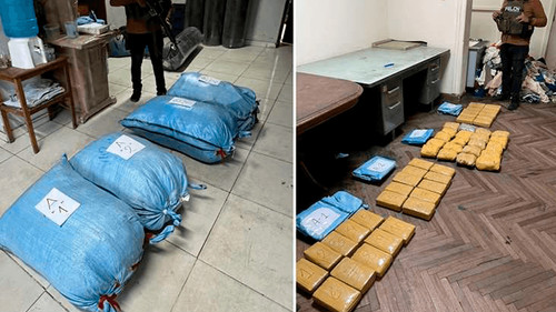 Frustran envío de 50 paquetes de marihuana ocultos en encomienda de ropa