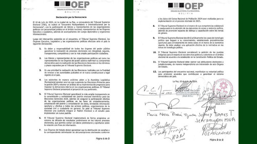 Declaración por la Democracia