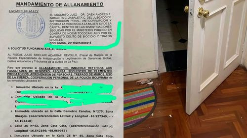 Morales denuncia allanamiento ilegal en vivienda de su hija