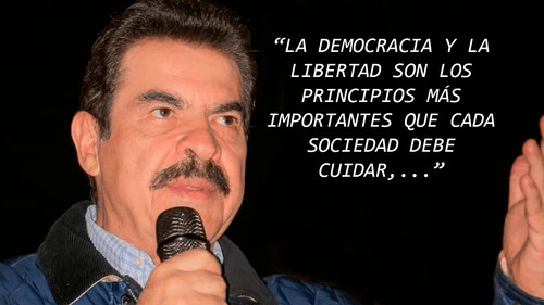 Manfred Reyes Villa llama a defender la democracia en Bolivia