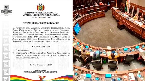 C Mara De Senadores Realiza La Convocatoria Para La D Cima Sexta Sesi N