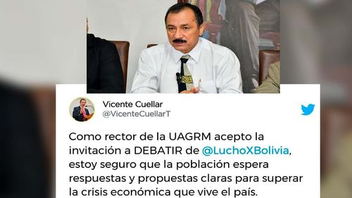 Rector de la UAGRM invitó al presidente Luis Arce a debatir el modelo